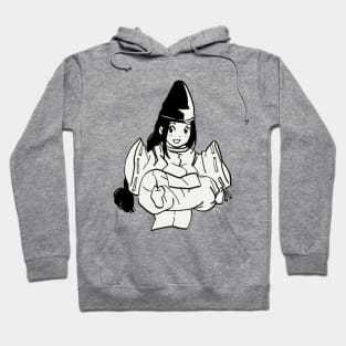 I draw chibi fujiwara no sai / Hikaru no Go Hoodie